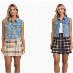 Levi's Blue Denim Vest